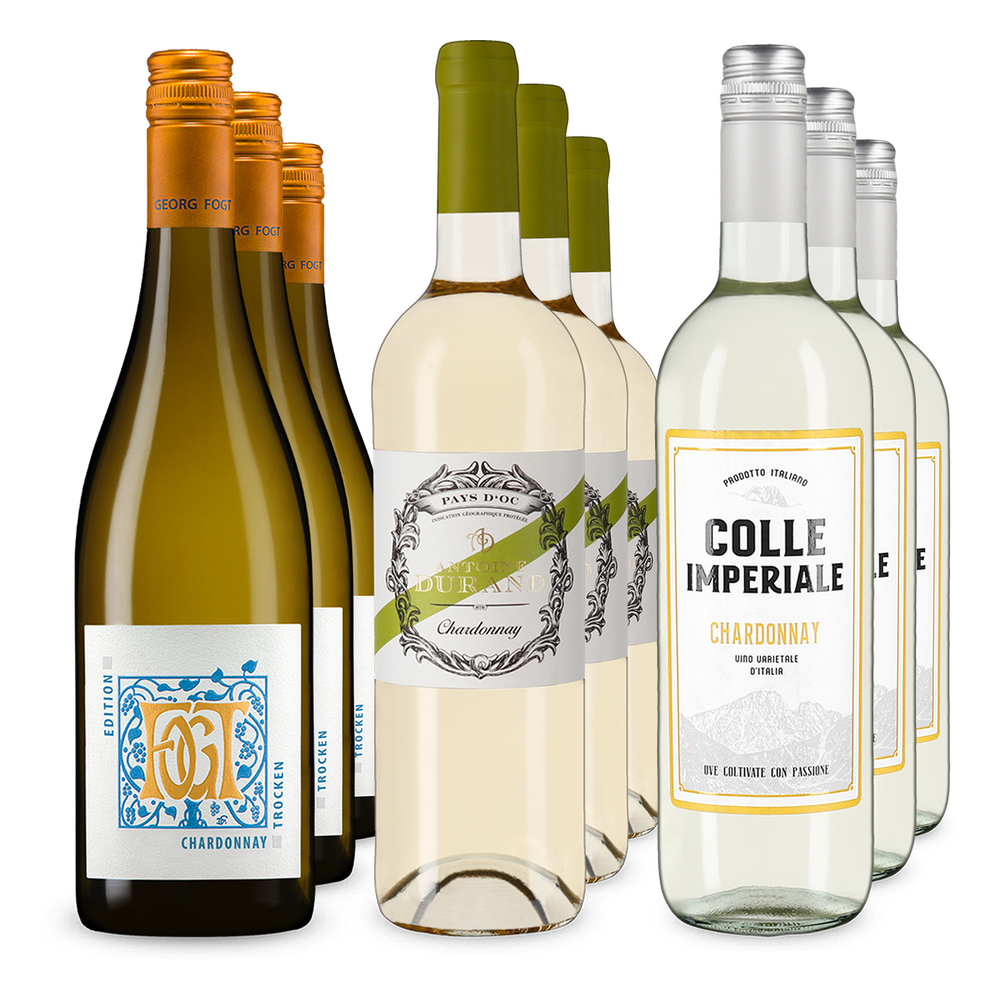 3x3 chardonnay-trio uit drie landen