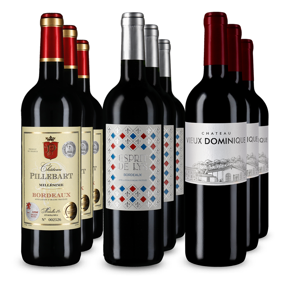 3x3 Bordeaux: drie klassiekers in een voordeelpakket