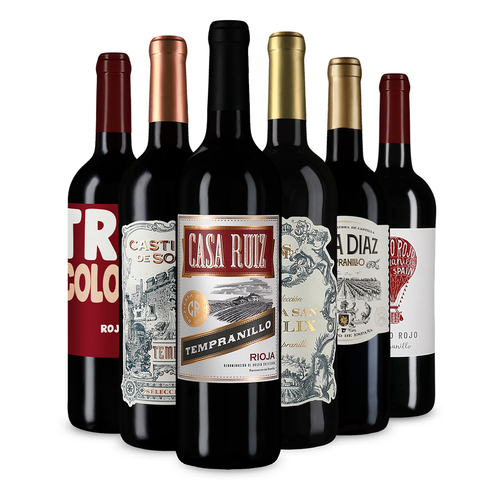 6x1 Tempranillo: Spaanse rode favorieten