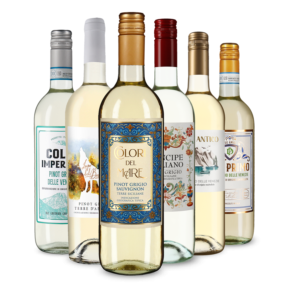 6x1 pinot grigio: ontdek de favorieten van Italië