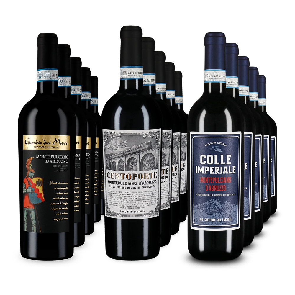3x5 Montepulciano d'Abruzzo: grote verscheidenheid uit Midden-Italië