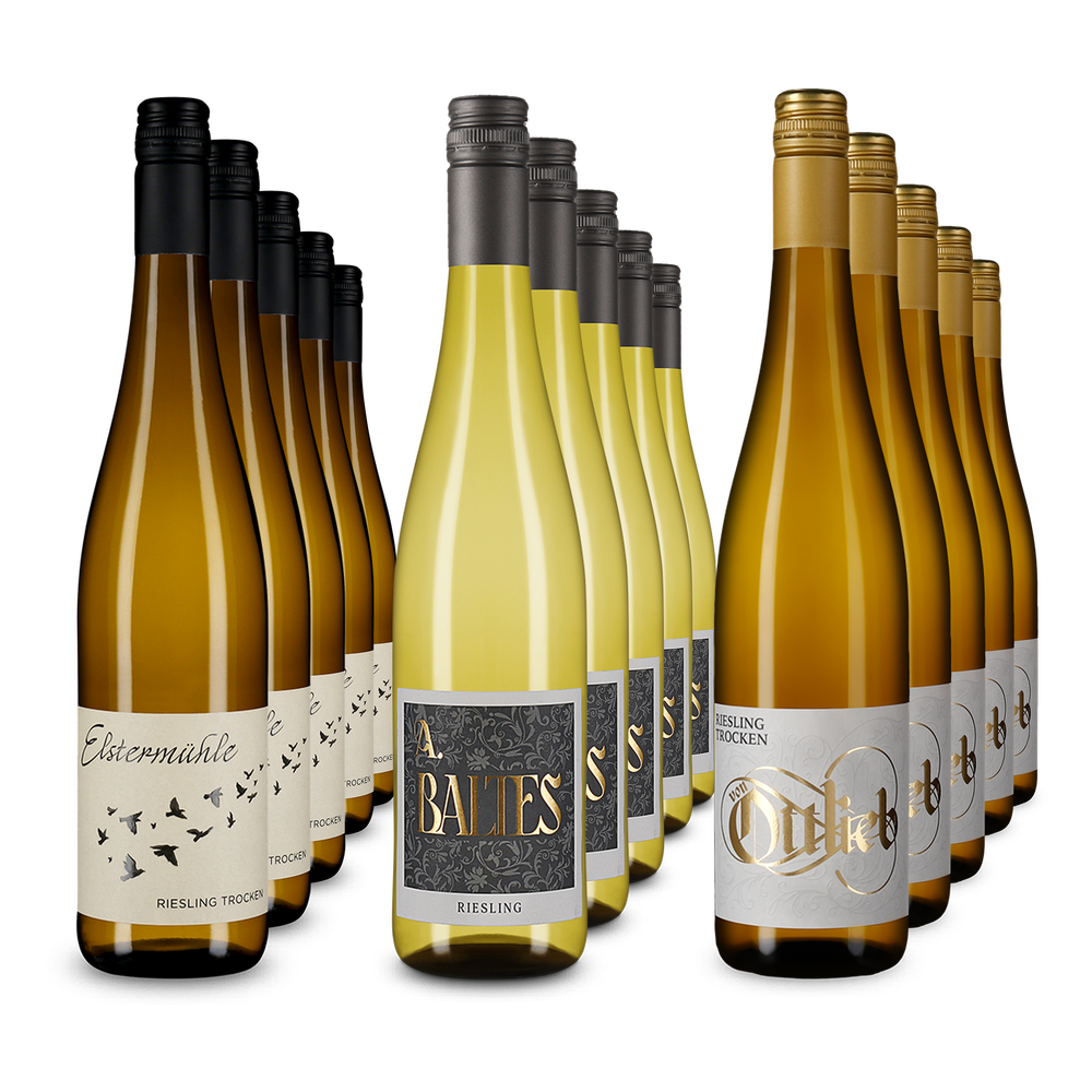 3x5 Riesling-favorieten voor de voorraad